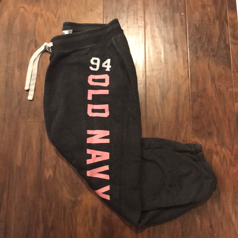 Grey old navy Capri cuffed sweatpants